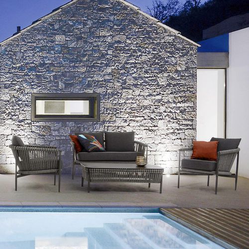 Contemporary sofa - DOLOMITI - DRIGANI SRL - outdoor / Sunbrella® / acrylic fabric