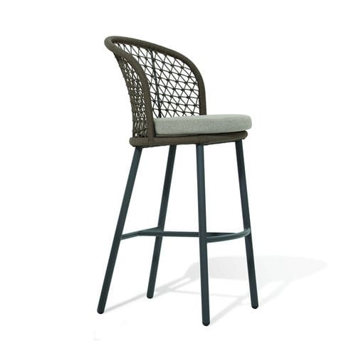 Contemporary bar chair - SHANGRI LA - DRIGANI SRL - outdoor / indoor / Textilene®