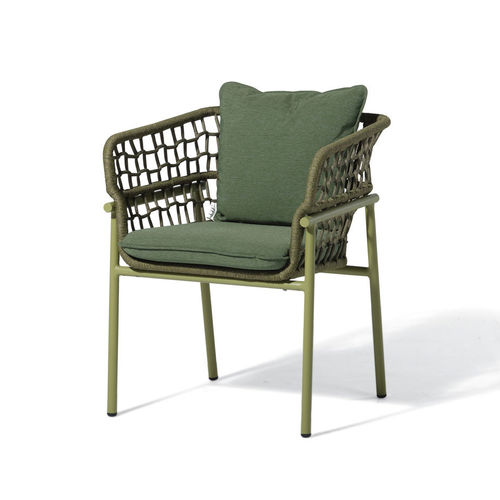 Contemporary chair - JUNGLE - DRIGANI SRL - indoor / Textilene® / rope