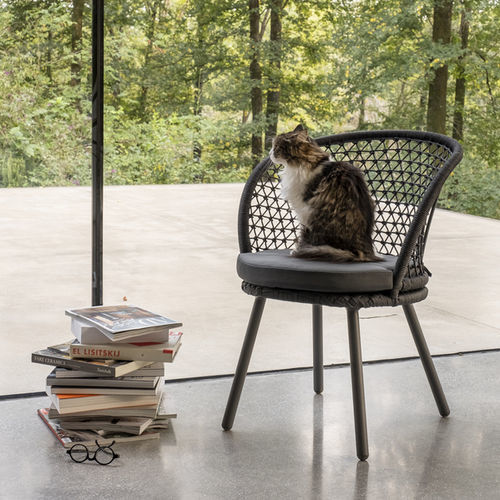 Contemporary chair - SHANGRI LA - DRIGANI SRL - indoor / Textilene® / rope
