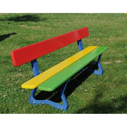 Contemporary garden bench - MORA NURSERY - PROCITY - galvanised steel / steel / zinc