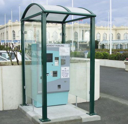 Public space shelter - VOUTE PAY - PROCITY - pay station