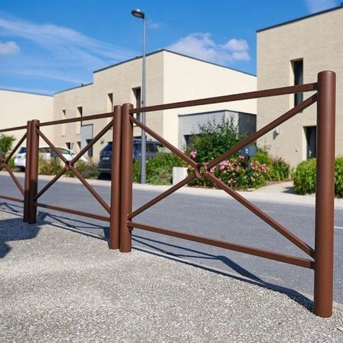 Protective barrier - DOME TOP - PROCITY - parking / fixed / steel