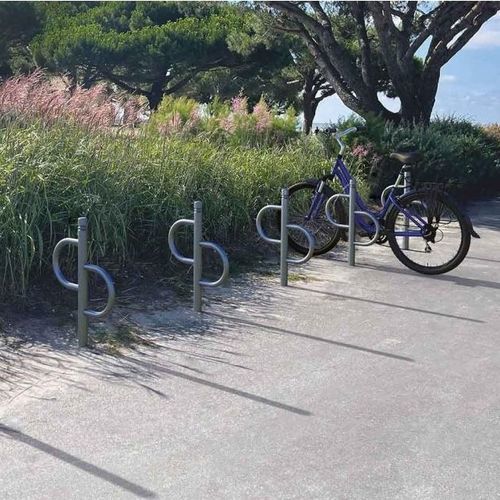 Floor-mounted bike stand - PROVINCE TRADITION CITY - PROCITY - vertical / for public space / galvanised steel