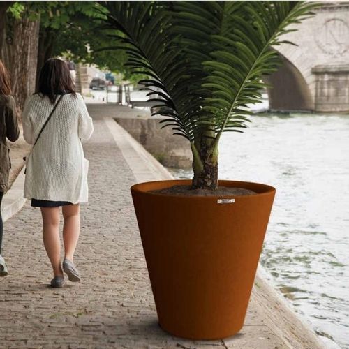 Plastic planter - LARGE TRADITION  - PROCITY - round / modular / 100% recyclable