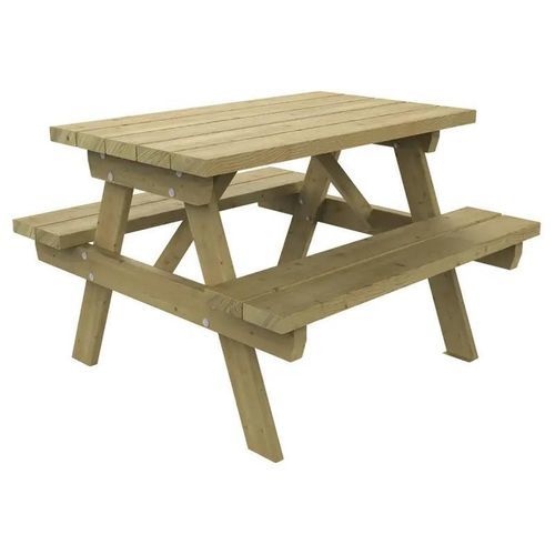 Contemporary picnic table - Turin junior - PROCITY - wood / pine / rectangular