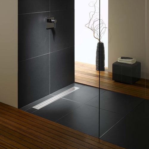 Rectangular shower base - PORESTA® BFR 75 - Poresta systems - tileable / flush / ceramic