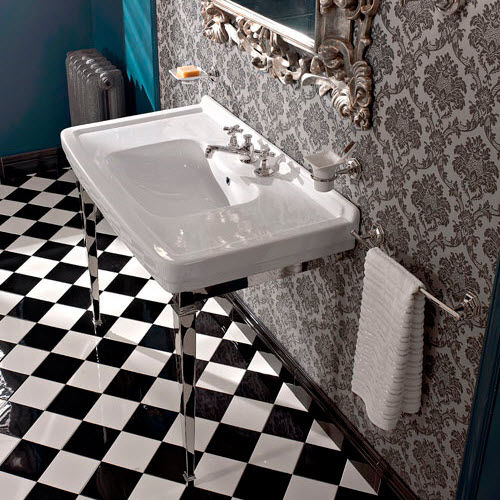 Free-standing washbasin - 5700 + N703 - Sbordoni - ceramic / with