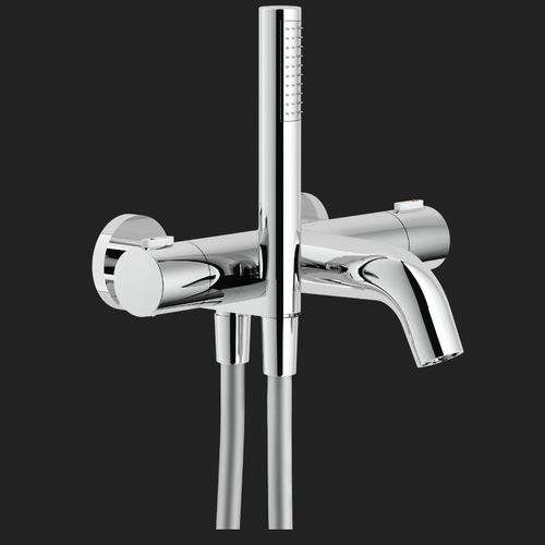 Shower mixer tap - LIKID: LK00010/2CR - Nobili Rubinetterie - for bathtub / wall-mounted / brass