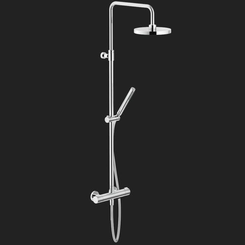 Thermostatic shower column - LIKID: LK00030/50CR - Nobili Rubinetterie - wall-mounted / contemporary / with hand shower