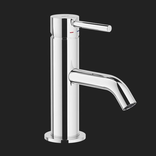 Washbasin mixer tap - ACQUERELLI: AQ93118/1CR - Nobili Rubinetterie - countertop / brass / stainless steel