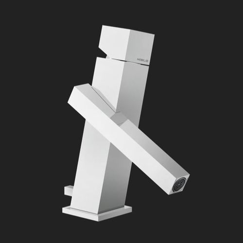 Washbasin mixer tap - TOWER: TW00118/1CR - Nobili Rubinetterie - countertop / chrome-plated brass / stainless steel