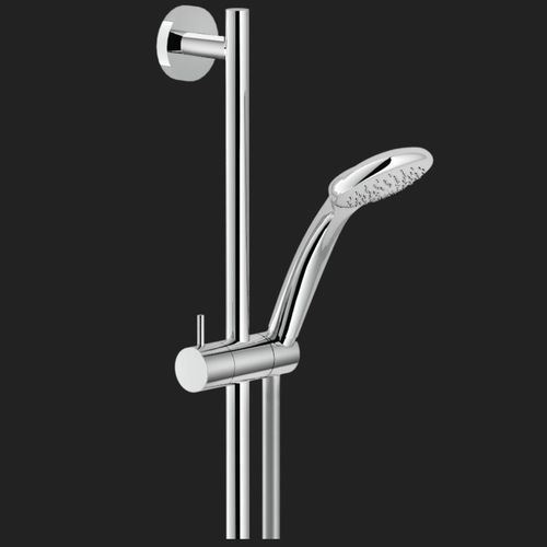 Wall-mounted shower set - BLUES: AD140/39CR - Nobili Rubinetterie - contemporary / with hand shower