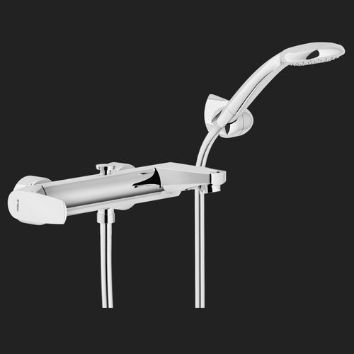 Shower mixer tap - NOBI: NB84110CR - Nobili Rubinetterie - for bathtub / deck mounted / brass