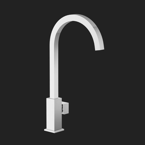 Countertop mixer tap - TOWER: TW00113CR - Nobili Rubinetterie - brass / stainless steel / kitchen