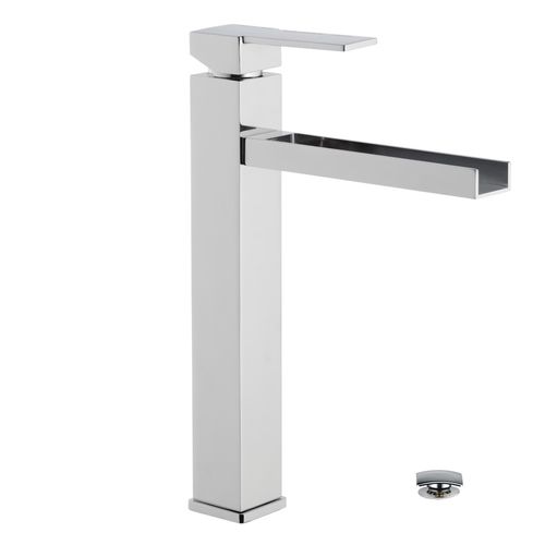 Washbasin mixer tap - QC10L - Remer Rubinetterie - countertop / chrome-plated brass / bathroom