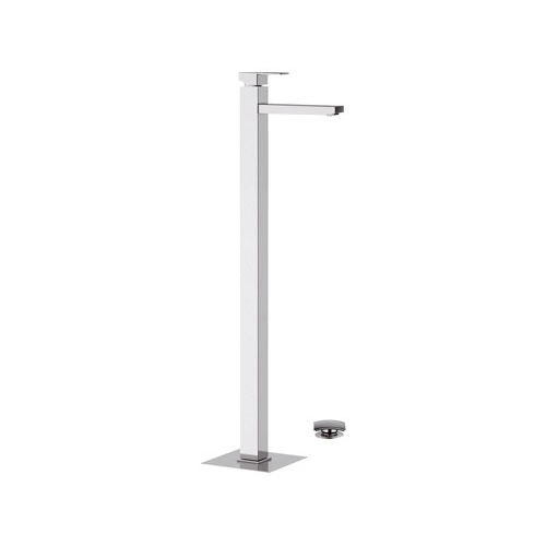 Washbasin mixer tap - QD18 - Remer Rubinetterie - floor-mounted / chrome-plated brass / bathroom