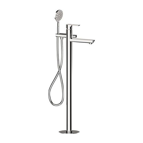 Bathtub mixer tap - EY08 - Remer Rubinetterie - floor-mounted / brass / bathroom