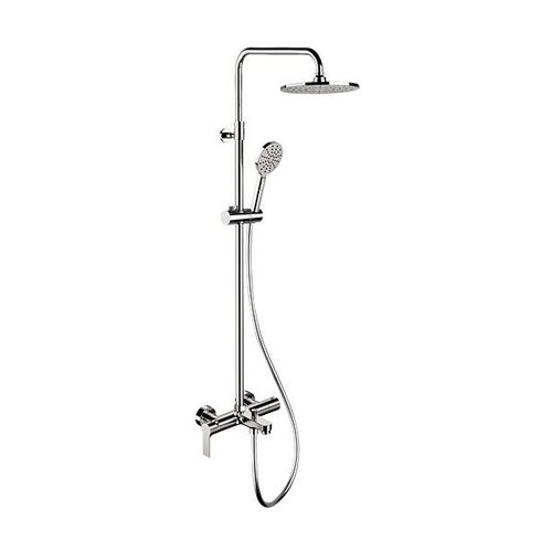 Chrome finish shower column - EY34AEC20 - Remer Rubinetterie - wall-mounted / contemporary / with hand shower