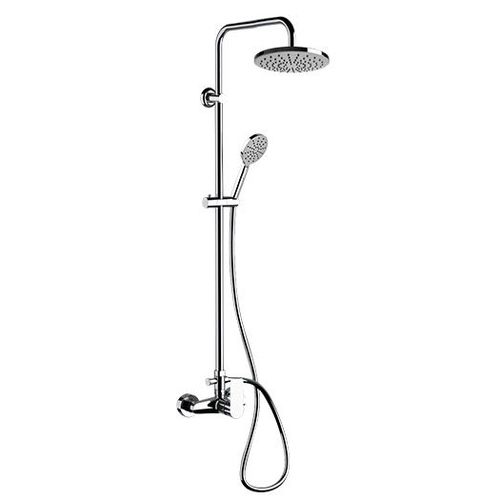 Chrome finish shower column - EY37XEC20 - Remer Rubinetterie - wall-mounted / contemporary / with hand shower