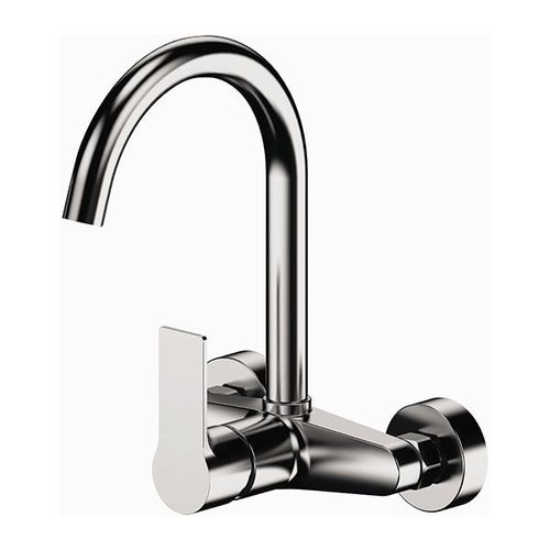 Wall-mounted mixer tap - EY43B - Remer Rubinetterie - chromed metal / brass / kitchen