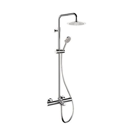 Thermostatic shower column - EQ34A8MPUFM20 SERIES - Remer Rubinetterie - stainless steel / wall-mounted / contemporary
