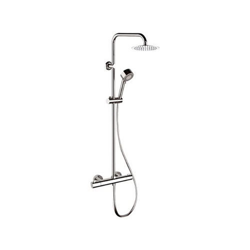 Thermostatic shower column - EQ32XUFM20 SERIES - Remer Rubinetterie - stainless steel / wall-mounted / contemporary