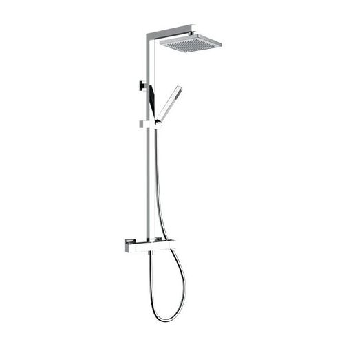 Thermostatic shower column - ST32LS7SS9SS SERIES - Remer Rubinetterie - stainless steel / wall-mounted / contemporary