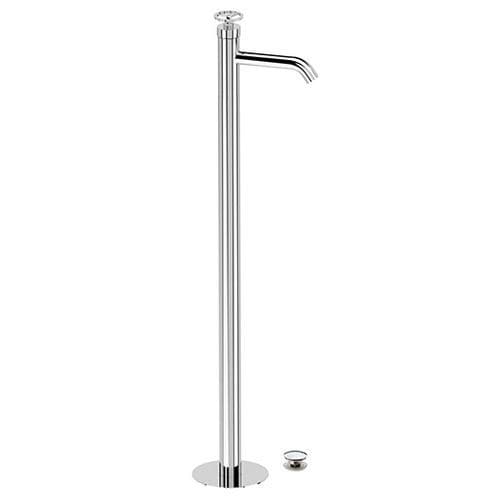 Washbasin mixer tap - CH18 - Remer Rubinetterie - floor-mounted / chrome-plated brass / bathroom