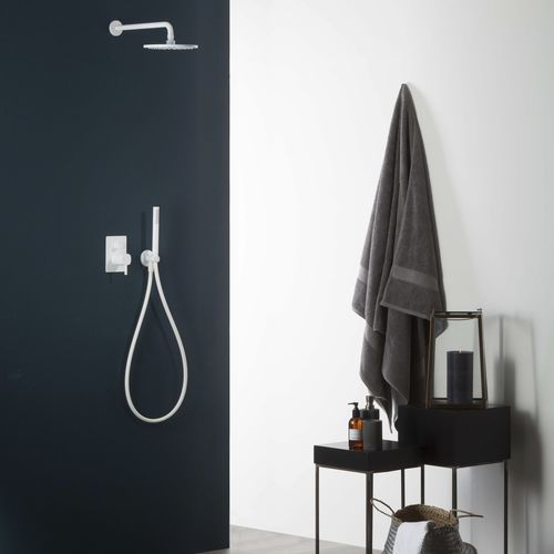 Shower mixer tap - PR43GM111C03+PR43MC001C03 - Ritmonio Rubinetterie Srl - wall-mounted / built-in / chrome-plated brass