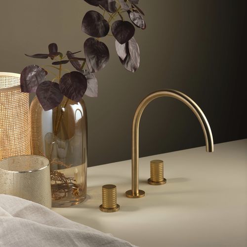 double-handle washbasin mixer tap - Ritmonio Rubinetterie Srl