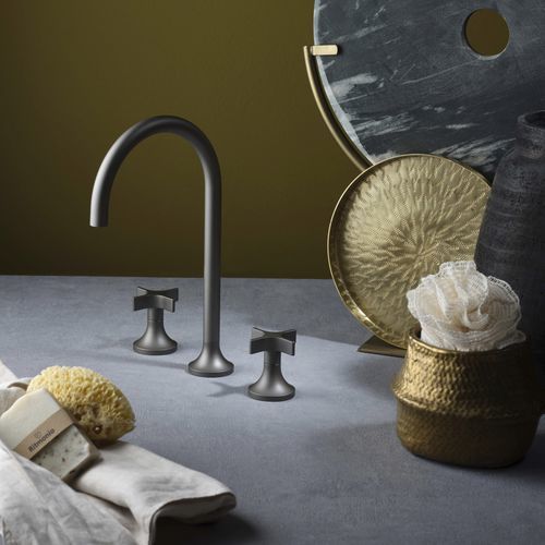 double-handle washbasin mixer tap - Ritmonio Rubinetterie Srl