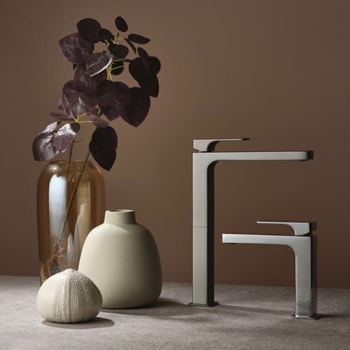 Washbasin mixer tap - PR32AA201CRB - Ritmonio Rubinetterie Srl - countertop / chrome-plated brass / bathroom