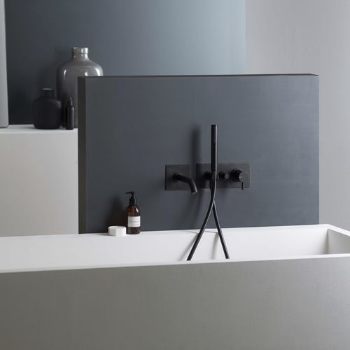 Bathtub mixer tap - E0BA0438CC04 - Ritmonio Rubinetterie Srl - wall-mounted / built-in / chrome-plated brass