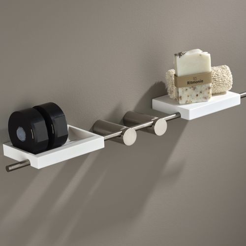 Wall-mounted shelf - 7N0006F38 - Ritmonio Rubinetterie Srl - contemporary / acrylic / bathroom