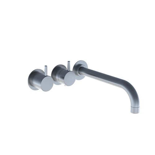 Thermostatic mixer tap - 5121C series - VOLA - for bathtub / built-in / stainless steel
