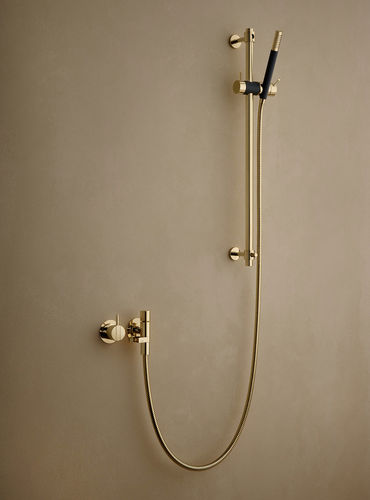 Recessed wall shower set - 171-T34 series - VOLA - contemporary / with hand shower