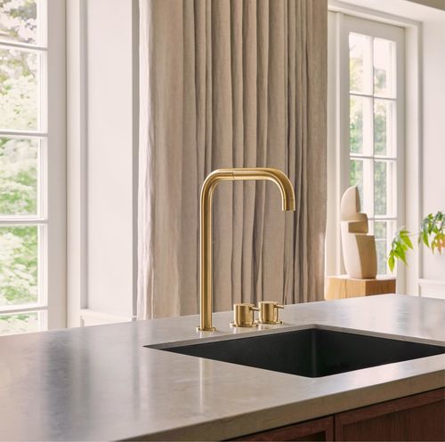 Countertop mixer tap - KV5 - VOLA - metal / kitchen / 1-hole