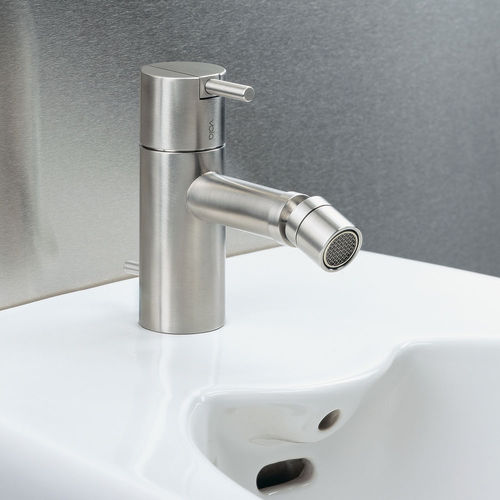 Bidet mixer tap - HV4 series - VOLA - countertop / stainless steel / bathroom