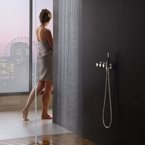 Thermostatic mixer tap - 5471R-061 series - VOLA - shower / built-in / stainless steel