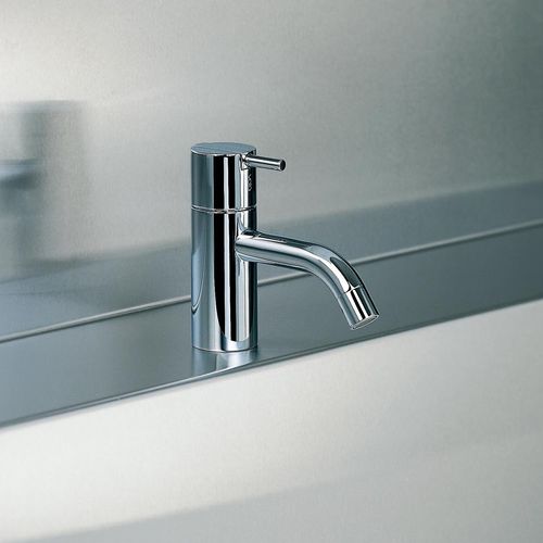 Washbasin mixer tap - HV1EB series - VOLA - countertop / stainless steel / bathroom