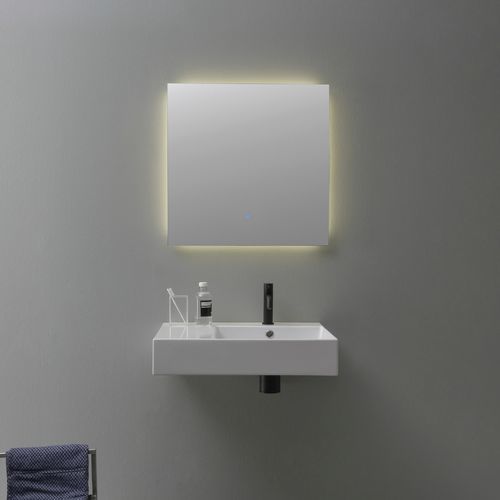 Wall-hung washbasin - Teorema 2.0 Plus - Scarabeo Ceramiche - handicapped / rectangular / modern