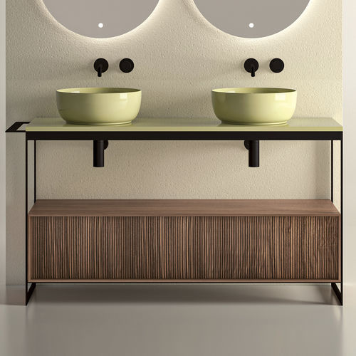 Metal washbasin stand - SOLID: 2922 - Scarabeo Ceramiche