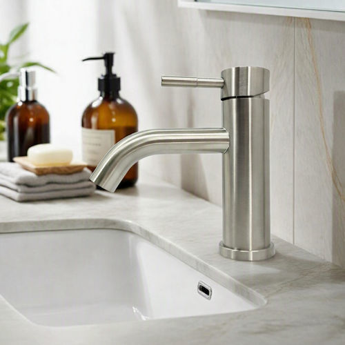 Washbasin mixer tap - LOLA - SUPERGRIF - deck mounted / mechanical / stainless steel