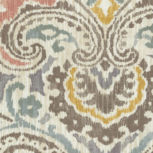 Upholstery fabric - ARTESANIAS IKAT MINERAL - WAVERLY Div. of Schumacher & Co. - damask / cotton