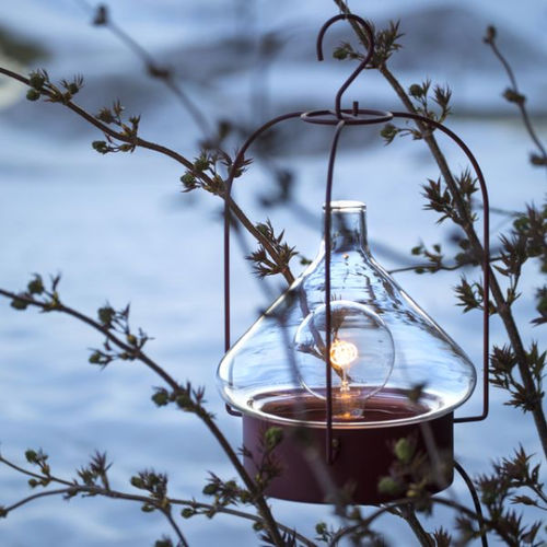 Portable lamp - LA HUTTE - Roger Pradier - aluminum / glass / contemporary