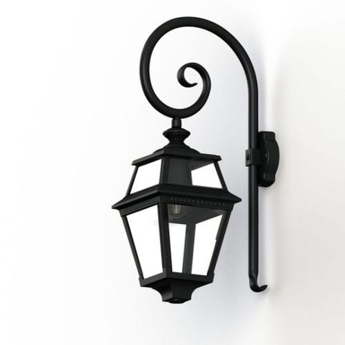 Traditional wall light - Place des Vosges 2 - Roger Pradier - outdoor / glass / aluminum