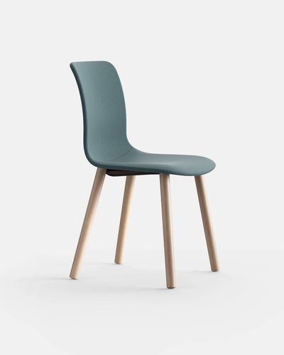 Contemporary chair - NUME WO TAP - IBEBI - indoor / fabric / beech base