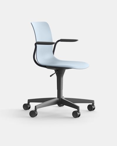 Contemporary office chair - NUME ST BR - IBEBI - indoor / polypropylene / nylon base