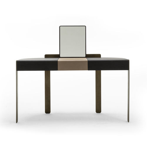 Contemporary dressing table - ANDRES - ZANABONI - metal / leather / Made in Italy